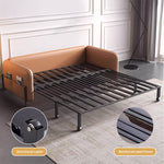 Load image into Gallery viewer, 66.9&quot;Convertible Sofa Bed Modern Minimalist Style with Side Pockets

