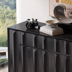 Load image into Gallery viewer, Modern Sideboard Cabinet 3 Doors Adjustable Shelves Contemporary Style
