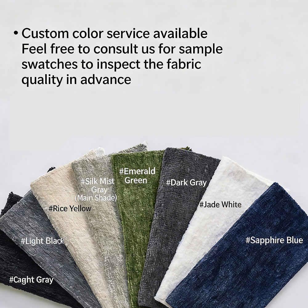 Modern Tufted Chenille Sofa with Deep Adjustable Seating