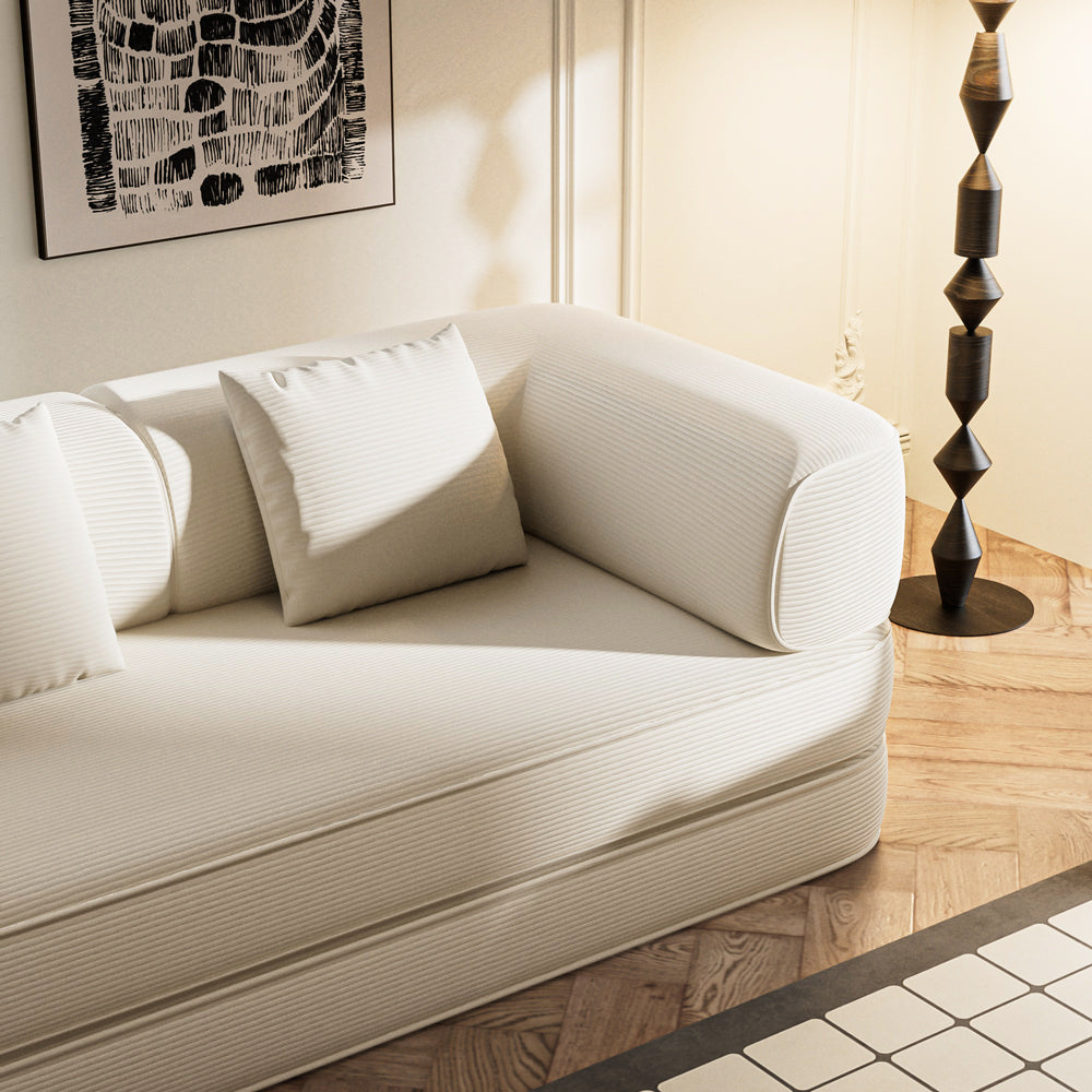 Compressed Sofa Bed Space-Saving Metal Frame Design Stylish