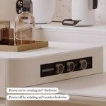 Load image into Gallery viewer, White Multi-Function Expandable Kitchen Island with Storage &amp; Built-In Outlets
