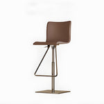 Load image into Gallery viewer, Modern Adjustable Swivel Bar Stool with Stainless Steel Base 1-Piece
