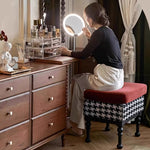 Load image into Gallery viewer, Solid Wood 6-Drawer Vanity Desk with Spacious Storage
