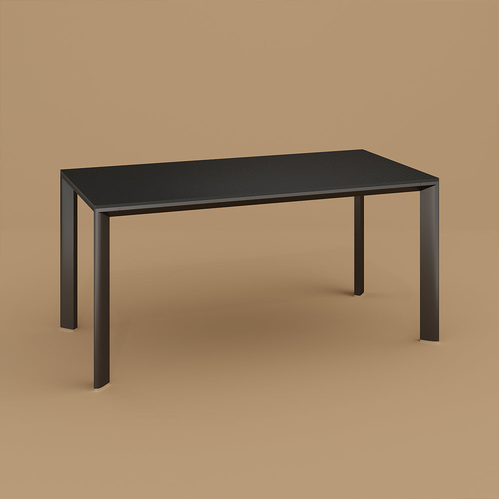 54.6''/ 62.4'' Dining Table Modern Style Elegant Design Spacious Surface for Dining and Gathering