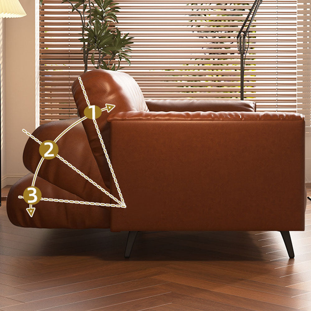 Modern Folding Sofa Bed with Tufted Upholstery and Convertible Sleeper Design