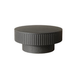 Load image into Gallery viewer, 31.2&#39;&#39; Black Round Coffee Table Textured Design Modern Minimalist Style
