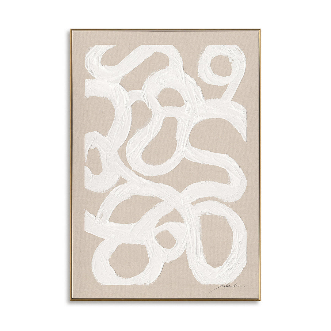 Original hand-painted abstract art, wabi-sabi strokes bring nature and calm into your space.