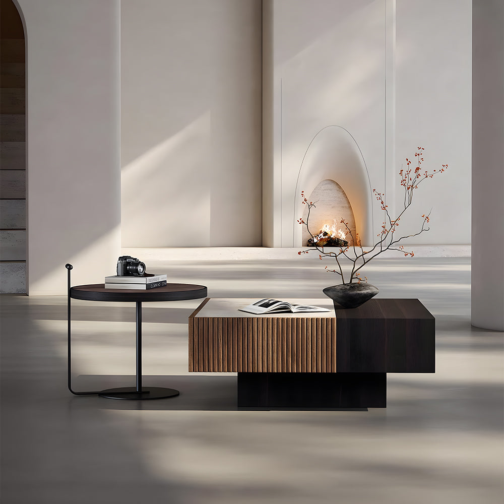 Modern Coffee Table Set Nested Design Living Room Accent Tables