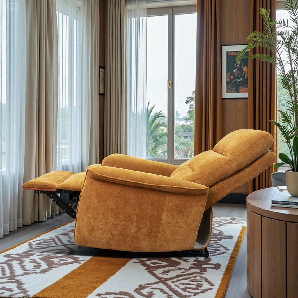 32.37''Recliner Chair, Power Recliner, Living Room Furniture, Velvet Sofa Chair, Modern Lounge Chair