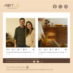 Load image into Gallery viewer, Sideboard Walnut Cabinet with 4 Drawers Spacious Storage
