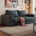 Load image into Gallery viewer, Sleeper Sofa with 3.9&quot; Thick Spring Mattress Modern Design Space-saving for Comfort and Function
