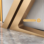 Load image into Gallery viewer, Golden Base Console Table with Decorative Accent
