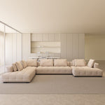 Load image into Gallery viewer, 165.35" Modern Modular Sectional Sofa Deep Seat Tufted Fabric Couch Minimalist Lounge Sofa
