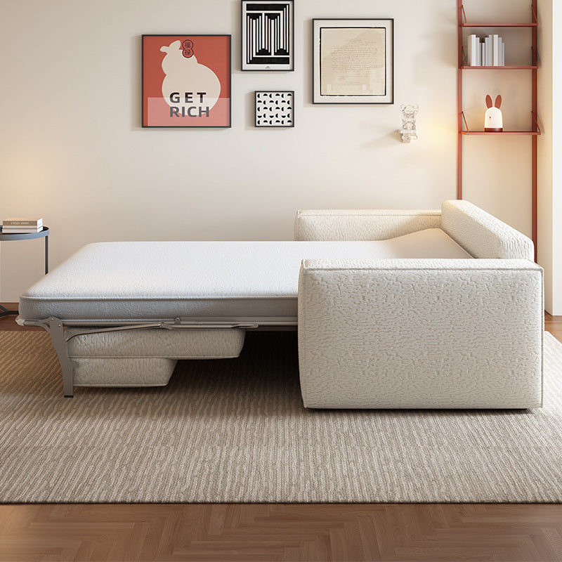 Sleeper Sofa with 3.9" Thick Spring Mattress Modern Design Space-saving for Comfort and Function