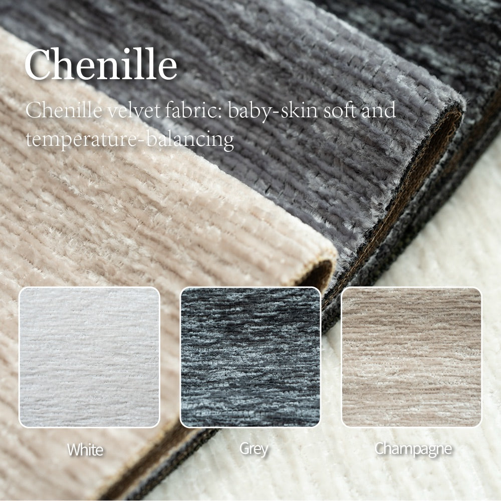 115.35'' CloudLuxe Power Reclining 3-Seat Sofa Linen Fabric Cloud Comfort