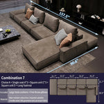 Load image into Gallery viewer, Modern Modular Sectional Sofa with Oversized Chaise and Deep Seat Lounge Design
