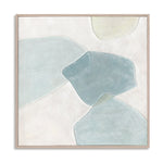 Load image into Gallery viewer, Soft aqua tones and abstract forms bring calm, balance, and timeless sophistication
