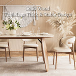 Load image into Gallery viewer, Dining Table with Ceramic Stone Top Wooden Base Modern Elegant Design for Dining Room
