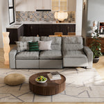 Load image into Gallery viewer, 115.35&#39;&#39; CloudLuxe Power Reclining 3-Seat Sofa Linen Fabric Cloud Comfort
