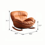 Load image into Gallery viewer, Rocking Accent Chair with Plush Cushioning
