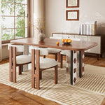 Load image into Gallery viewer, 2PCS Dining Chair Modern Ash Wood Frame Boucle Upholstery Minimalist Soft Seating
