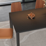 Load image into Gallery viewer, 54.6&#39;&#39;/ 62.4&#39;&#39; Dining Table Modern Style Elegant Design Spacious Surface for Dining and Gathering
