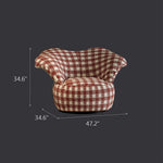 Load image into Gallery viewer, Curved Wingback Jester Style Swivel Chair with Soft Textile Upholstery
