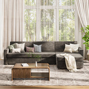 3-Person Corner Sofa Bed with 3.9