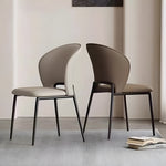 Load image into Gallery viewer, Set of 2 Luxurious Elegant Modern Dining Chairs Sleek Leather Design with Ergonomic
