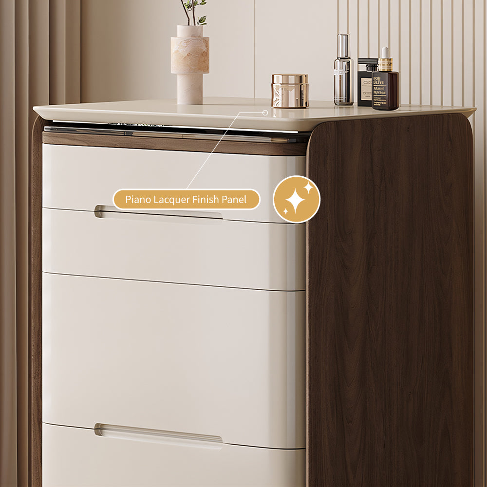 Functional Makeup Vanity Built-in Mirror Ample Storage Space-Saving Design