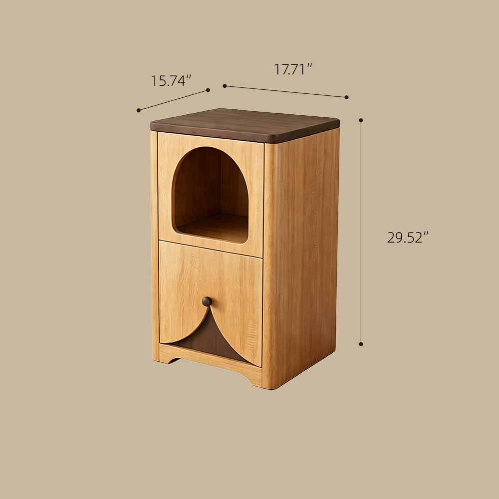Modern Wooden Pet Friendly Storage Cabinet Coffee Table and TV Stand Set with Multi Functional Design