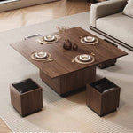 Load image into Gallery viewer, Modern Lift-Top Multifunctional Coffee Table with Storage &amp; Dining Function
