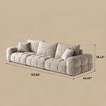 Load image into Gallery viewer, Modern Tufted Chenille Sofa with Deep Adjustable Seating
