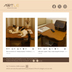 Load image into Gallery viewer, 44.8&quot; Foldable Lift Top Coffee Table with Wheels Drawer Sensor Light Walnut Finish
