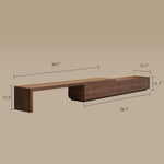Load image into Gallery viewer, Extendable TV Stand with Storage Drawers Modern TV Console
