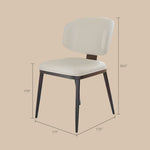 Load image into Gallery viewer, Set of 2 Modern Leather Accent Dining Chairs
