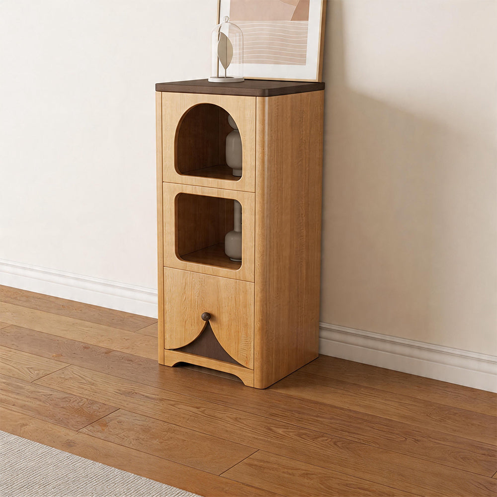 Modern Wooden Pet Friendly Storage Cabinet Coffee Table and TV Stand Set with Multi Functional Design