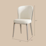 Load image into Gallery viewer, Set of 2 Elegant Minimalist Dining Chairs Modern Design with Premium Comfort for Contemporary Spaces
