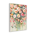 Load image into Gallery viewer, Handmade Abstract Floral Painting Colorful Blooming Garden on Canvas
