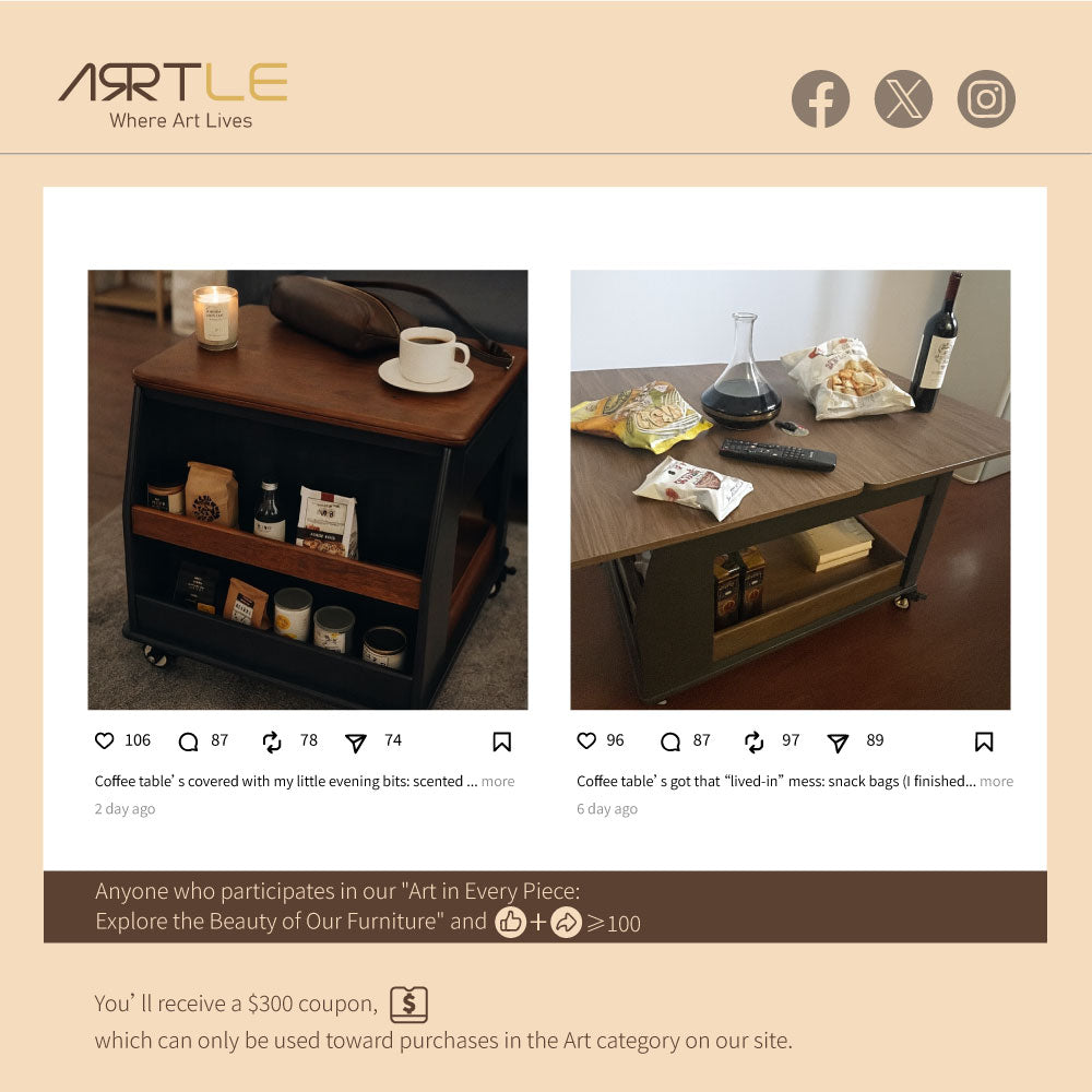 Lift Top Coffee Table with Hidden Storage and Rolling Wheels Modern Multifunctional Design for Living Room