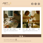 Load image into Gallery viewer, Round Dining Table Lazy Susan Marble Effect Gold X Metal Base Perfect for 4-6 People
