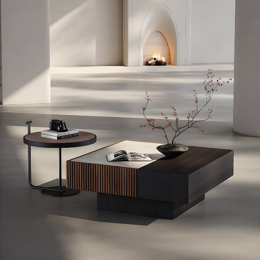 Modern Coffee Table Set Nested Design Living Room Accent Tables