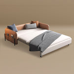 Load image into Gallery viewer, 66.9&quot;Convertible Sofa Bed Modern Minimalist Style with Side Pockets
