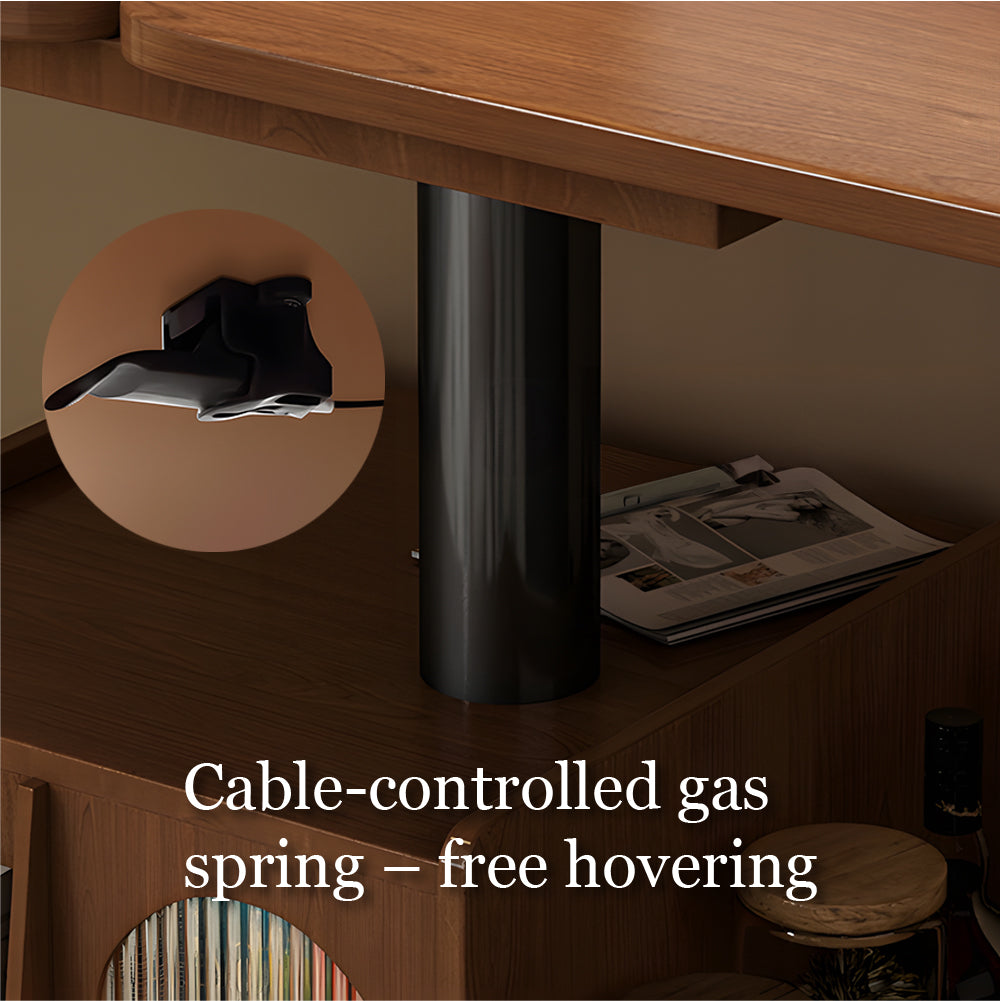 Modern Adjustable Lift-Top Coffee Table with Foldable Extendable Mobile Design