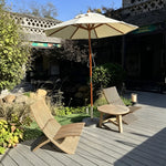 Load image into Gallery viewer, Modern Curved Solid Wood Lounge Chair with Sculptural Slatted Design
