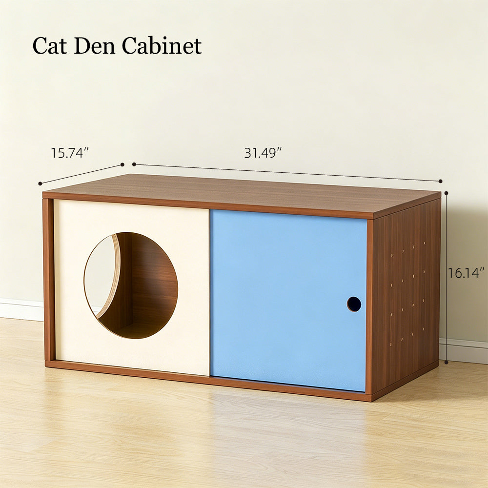 Modern Modular Storage Cabinet Pet Friendly Sideboard Multi Functional Cabinet