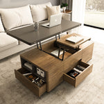 Load image into Gallery viewer, 47.4&quot; Coffee Table Lift Top Hidden Storage Modern Minimalist Design
