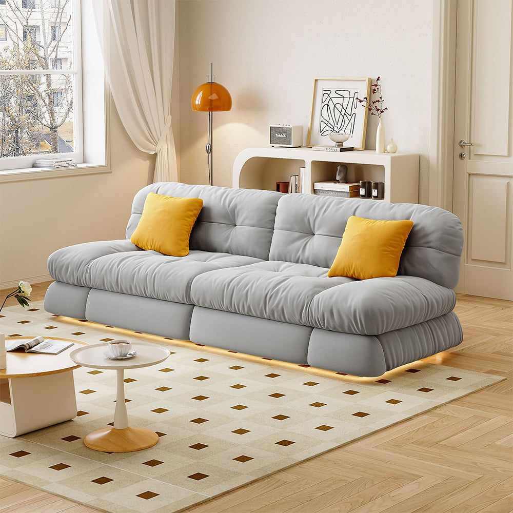 Modern Convertible Sofa Bed with Storage Drawers