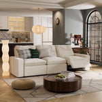 Load image into Gallery viewer, 115.35&#39;&#39; CloudLuxe Power Reclining 3-Seat Sofa Linen Fabric Cloud Comfort
