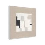 Load image into Gallery viewer, Minimalist blocks in soft neutrals create calm, balance, and timeless abstract elegance

